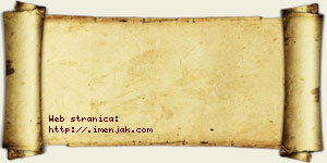 Isak Karamarković vizit kartica